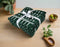 Dark Green Luxury Thick Tea Towels Extra Large 50cm x 80cm 100% Cotton 4 Pack