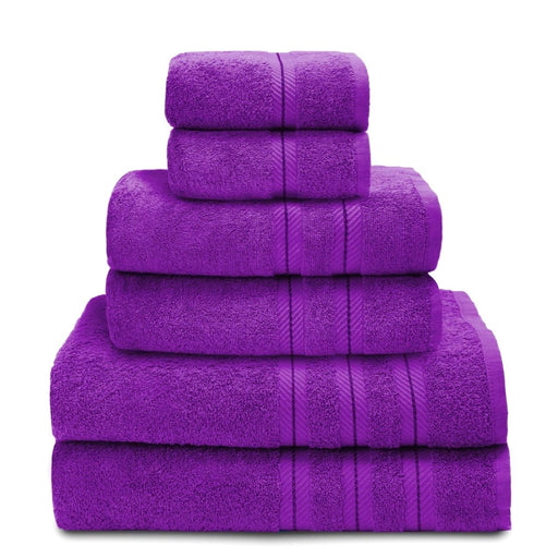 Wholesale Mixed Colours Bath Towels 100% Cotton 450 GSM Pack of 24